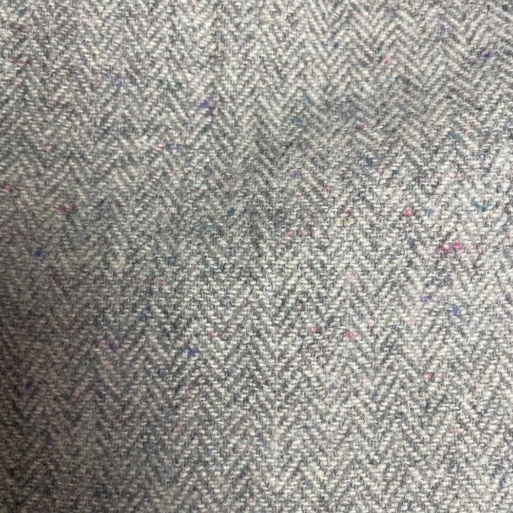 Talbots Wool Blend Chevron Crest Button Skirt Gra… - image 5